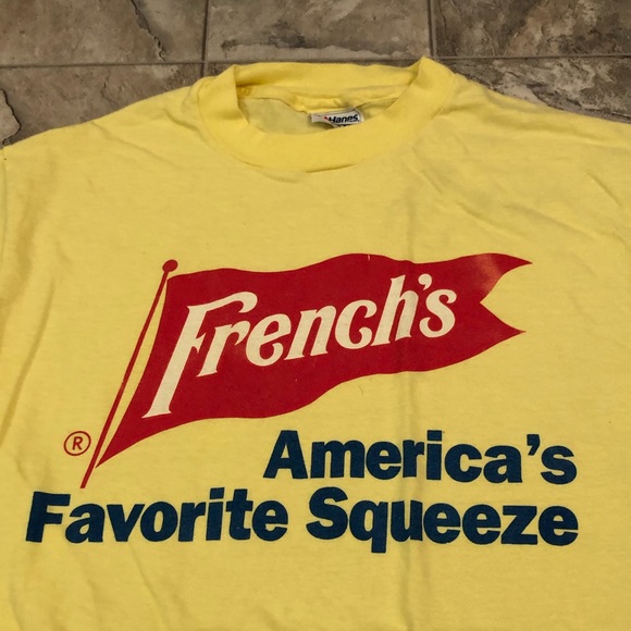 French’s Yellow Mustard Vintage Tee. Rare. S / M - Picture 2 of 4